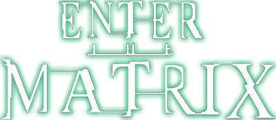 Enter the Matrix title screen for Playstation 2